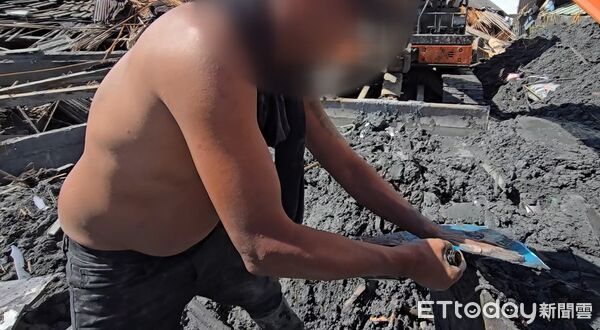 ▲獨／直擊光復救災超人「手在抖」！原因藏洋蔥 。（圖／記者劉邠如攝）