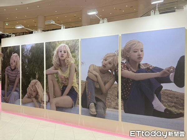 ▲▼BLACKPINK ROS&Eacute;快閃店登錄高雄。（圖／記者許宥孺攝）