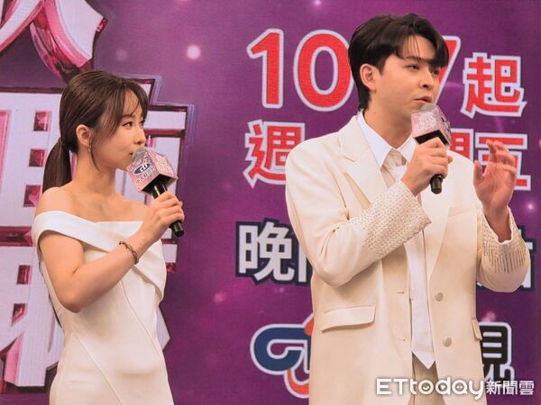 ▲許志豪(左起)、杜忻恬、李子森開新節目，陳孟賢來幫忙主持。（圖／記者葉文正攝）