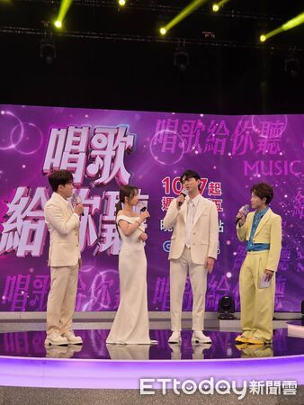 ▲許志豪(左起)、杜忻恬、李子森開新節目，陳孟賢來幫忙主持。（圖／記者葉文正攝）