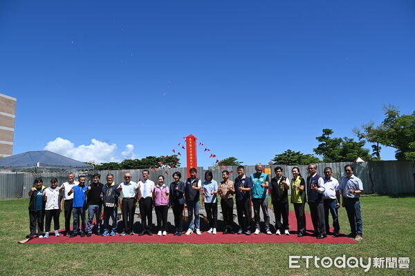▲東海國中多功能學生活動中心動工。（圖／記者楊晨東翻攝）