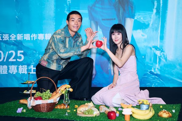 ▲▼ 白安邀請牧森拍攝新歌MV。（圖／相信音樂提供）