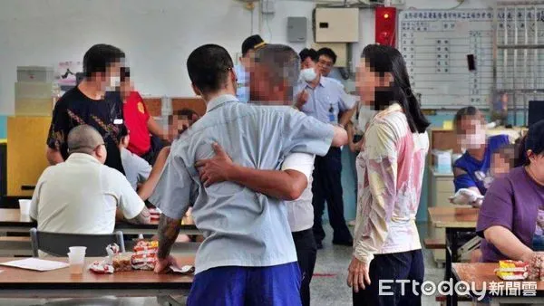 ▲基隆看守所中秋懇親 宣導反詐兼顧親情。（圖／記者郭世賢翻攝）