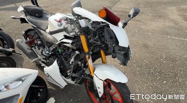 ▲▼ 暨南大學昨日中午發生一起自撞車禍，造成學生1死1傷 。（圖／記者高堂堯翻攝）