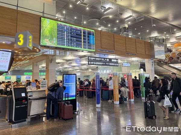 ▲▼松山機場,出國,旅遊,出境,入境,機場,旅客,國際旅客,觀光,航班。（圖／記者周湘芸攝）
