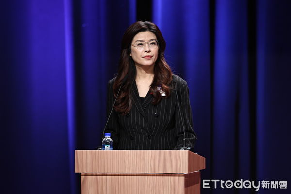 ▲鄭麗文出席國民黨主席選舉辯論。（圖／記者林敬旻攝）
