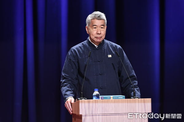 ▲張亞中出席國民黨主席選舉辯論。（圖／記者林敬旻攝）