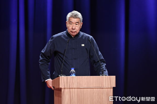 ▲張亞中出席國民黨主席選舉辯論。（圖／記者林敬旻攝）