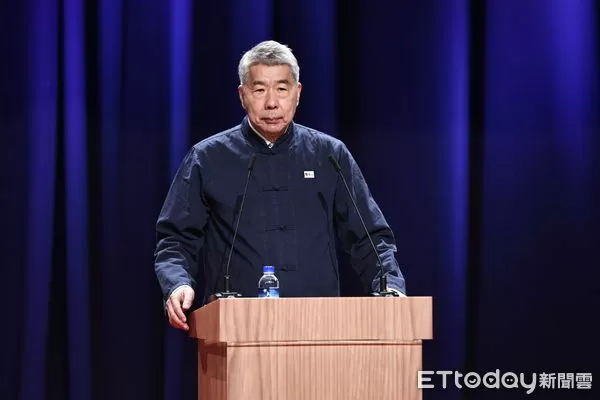 ▲張亞中出席國民黨主席選舉辯論。（圖／記者林敬旻攝）