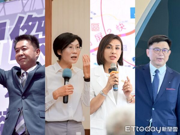 ▲▼高雄市長初選，立委許智傑、林岱樺、邱議瑩、賴瑞隆。（圖／記者賴文萱翻攝）