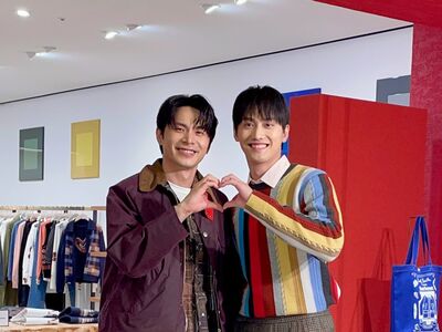 范少勳、姚淳耀比愛心CP感爆棚　Paul Smith乳牛T恤讓兩人喊：好可愛