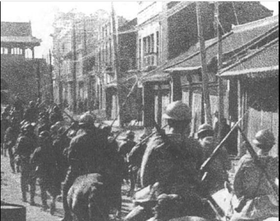 ▲關東軍進入潘陽時的畫面。（圖／公共版權照片）