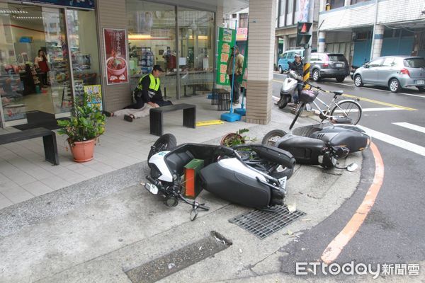 ▲邱男2015年落網畫面。（圖／記者楊永盛攝）
