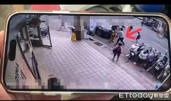 ▲▼女英雄成功從邱男手中救下女學童。（圖／民眾提供）