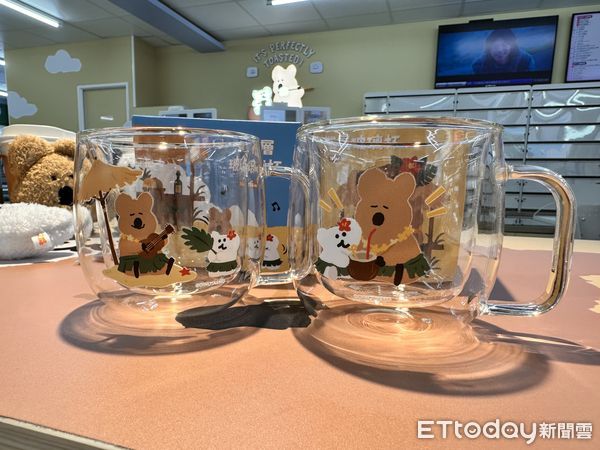 ▲▼7-ELEVEN 推出全台首間「DINOTAENG短尾袋鼠」主題店，還有專屬限定周邊。（圖／記者林育綾攝）