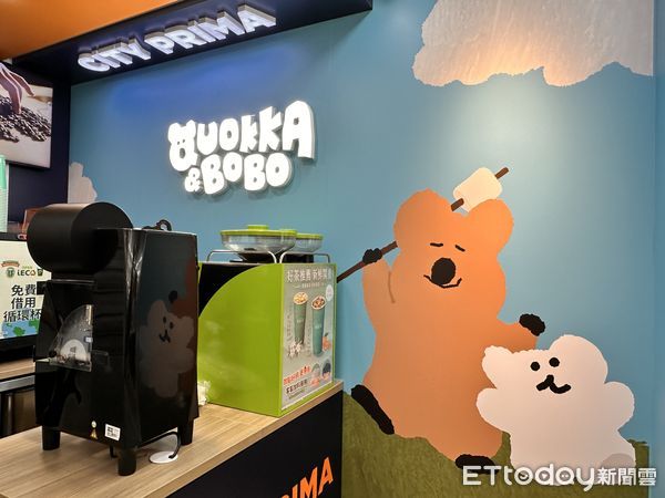 ▲▼7-ELEVEN 推出全台首間「DINOTAENG短尾袋鼠」主題店，還有專屬限定周邊。（圖／記者林育綾攝）