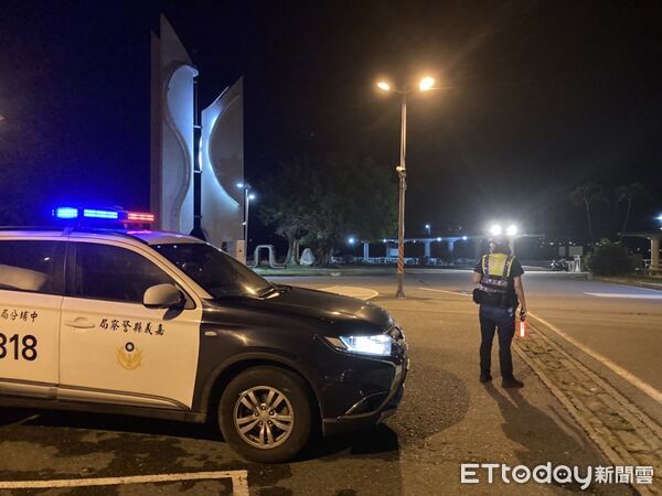 ▲▼   【仁義潭秋節賞月 中埔警交通管制】   。（圖／中埔分局提供）