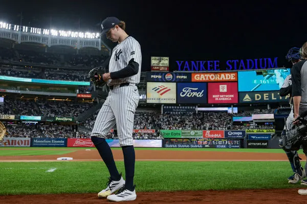 ▲史詩級首秀！施特利特8局無保送12K　改寫洋基季後賽紀錄。（圖／路透）