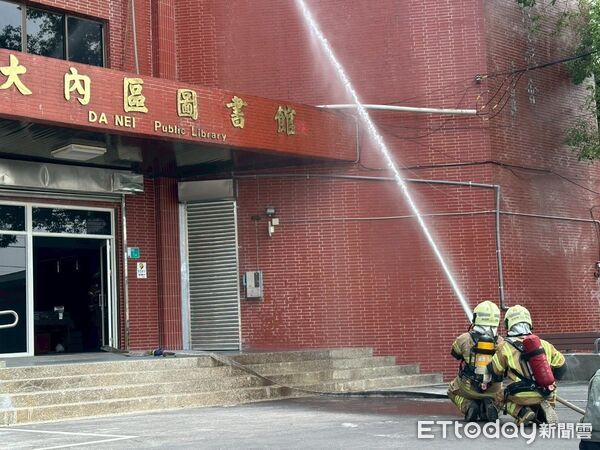 ▲台南市大內區公所與消防局舉辦地震疏散演練，模擬震災發生時的避難流程。（記者林東良翻攝，下同）