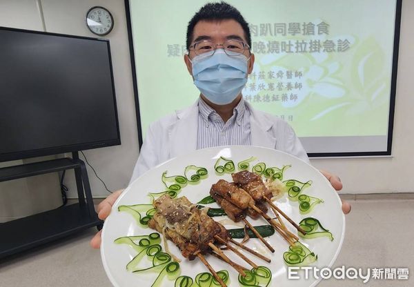 ▲中秋節,烤肉,台中醫院,腸胃科,莊家舜。（圖／記者游瓊華攝）