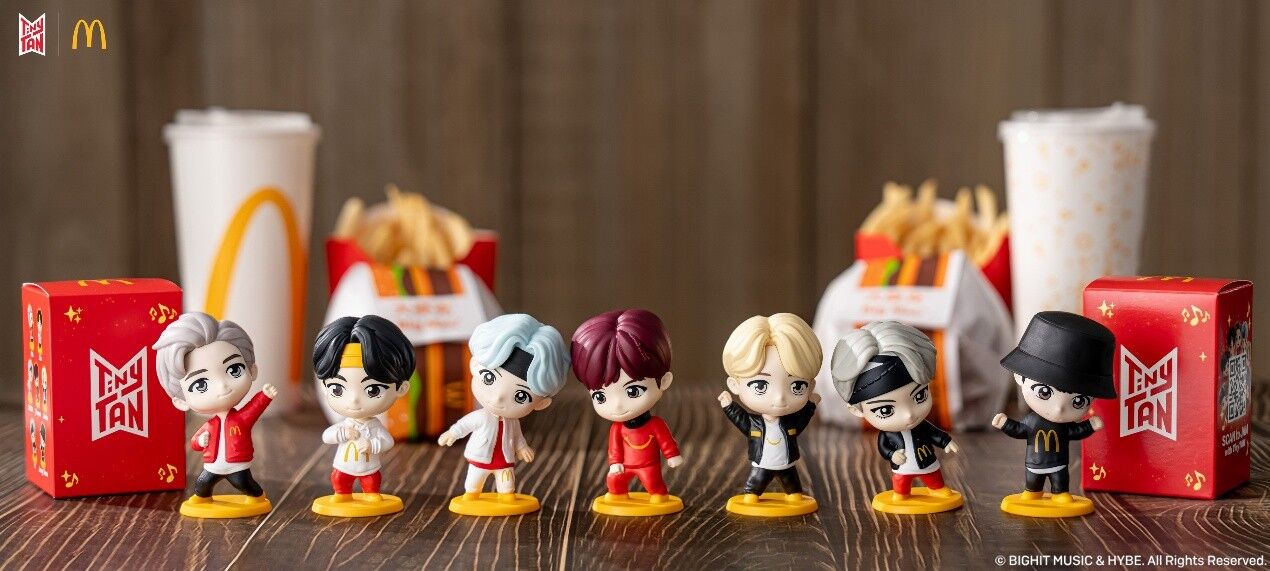 台灣麥當勞,韓國天團,阿米,TinyTAN盲盒,公仔（圖／業者提供）