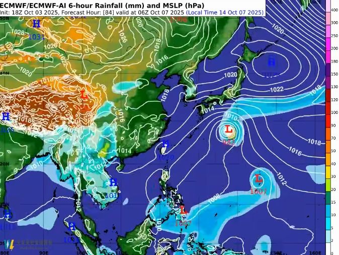 ▲▼吳聖宇分析熱帶擾動路徑。（圖／翻攝吳聖宇臉書）
