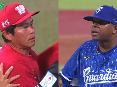 富邦、味全板凳清空！力亞士連丟觸身球　葉總上場抗議不慎「噴裝」