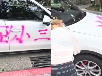 信義區見保時捷遭噴「渣男包養」！復仇真相曝光　JKF女郎見狀驚嘆發聲