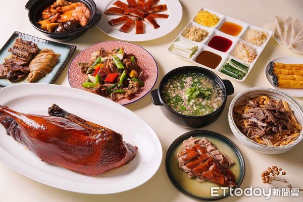 ▲青雅中餐廳全新「嫣紅四人饗鵝宴」。（圖／台北新板希爾頓酒店提供）