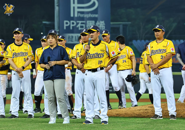 ▲中信兄弟全隊喊話。（圖／中信兄弟提供）