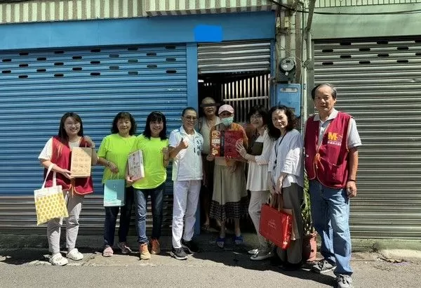 ▲敏盛醫院中秋關懷弱勢戶