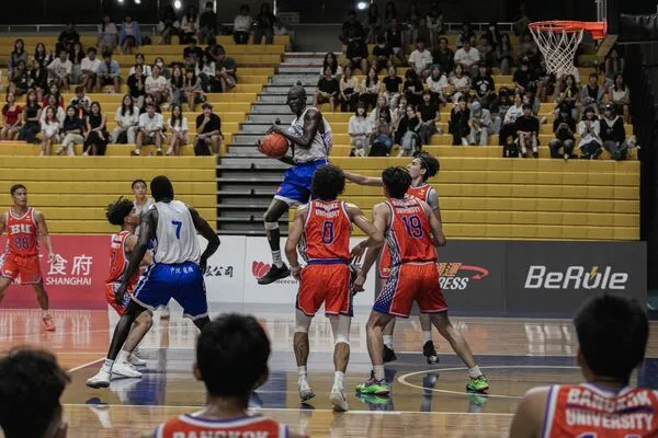 ▲2025年新南向國際籃球賽，文化大學攜手五亞洲勁旅以球會友交流。（圖／中國文化大學提供）