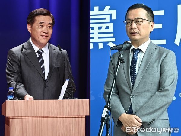 ▲▼羅智強郝龍斌。（組圖／記者林敬旻攝、記者李毓康攝）