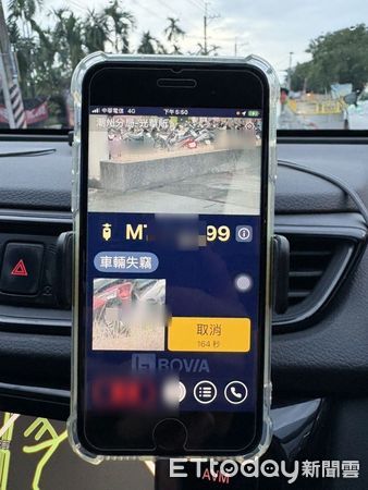 ▲潮方警巡邏啟動AI警勤系統，查獲偽照車牌。（圖／記者陳崑福翻攝）