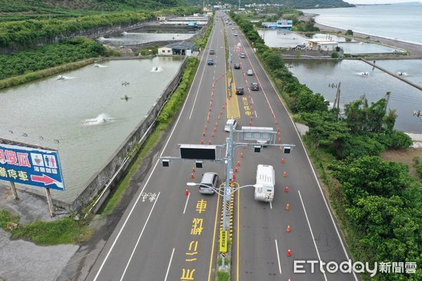 ▲枋寮警分局調撥車道。（圖／記者陳崑福翻攝）