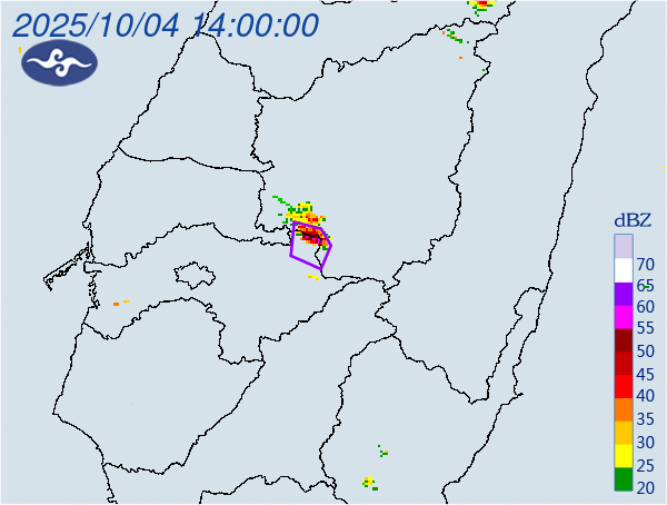 ▲▼大雷雨。（圖／氣象署）