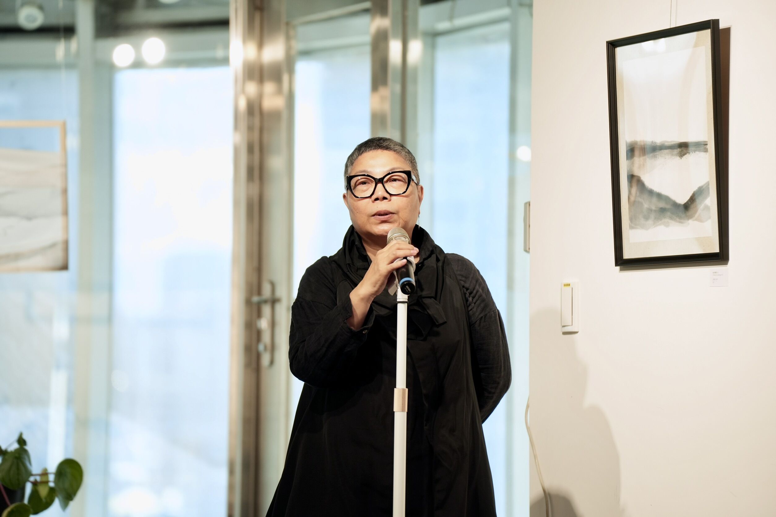 ▲旅法藝術家沈榮水墨畫宗博館開展。（圖／世界宗教博物館提供）