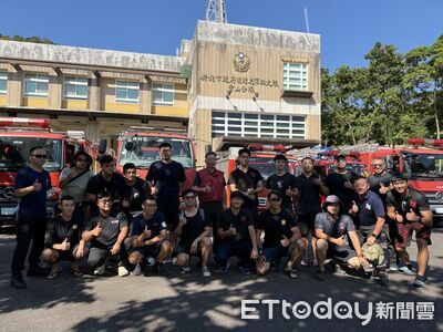 花蓮積淤嚴重！新北消防再出動　8水箱車+18人力馳援災區助重建