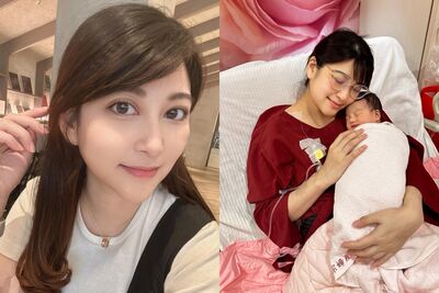 樓心潼提前2天產女！　曝二寶真面目激似長女：隔兩年的雙胞胎