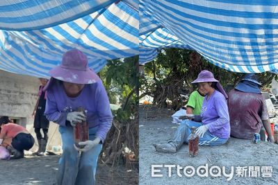 受災戶阿嬤清淤一半「開心到跳舞」　拎酒瓶向志工炫耀：21年的！