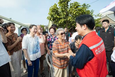 賴清德中秋連假視察嘉義、台南、花蓮　督導災後復原修繕進度