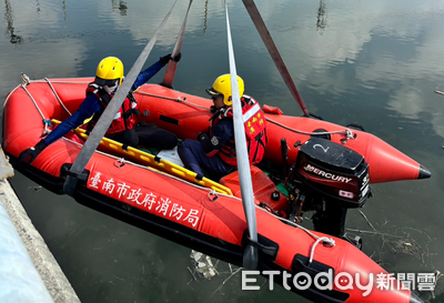 台南箍察橋驚傳男子落水 消防搜索3日尋獲已成冰冷遺體