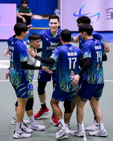 ▲台中連莊直落三贏球，捍衛主場勝、吳宗軒。（圖／台中連莊提供）