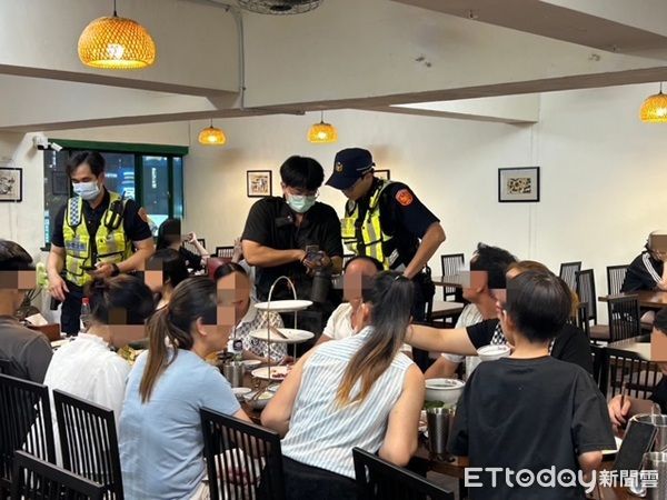 ▲▼並針對移工餐廳等消費場所進行身分查核，查獲越籍失聯移工1名。（圖／中壢警分局提供）