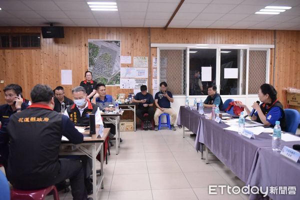 ▲▼花蓮縣政府召開「第18次馬太鞍堰塞湖協調及處理工作會議」，由縣長徐榛蔚主持。（圖／花蓮縣政府提供，下同）