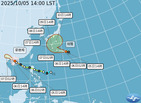 ▲▼未來一周天氣。（圖／氣象署提供）