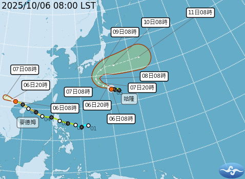 ▲▼未來一周天氣。（圖／氣象署提供）