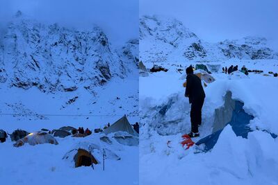 珠峰營地遭暴雪吞噬！千人被困高山　帳篷塌陷、有人失溫命危