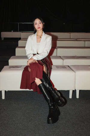 ▲演員鍾亞翰、啦啦隊女神君白登上國際時尚舞台。（圖／嘉樂娛樂工作室提供）