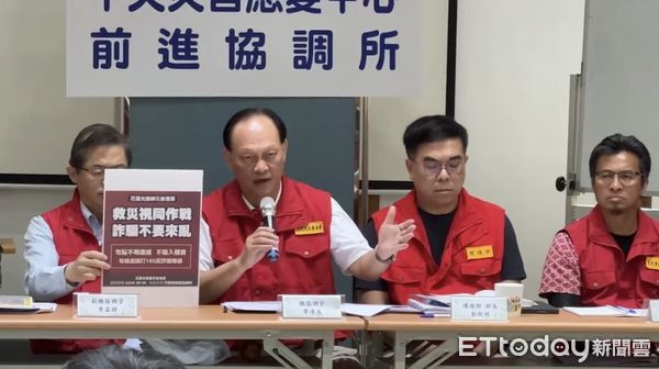 ▲▼中央災害應變中心前進協調所總協調官季連成。（圖／記者陳宏瑞攝）